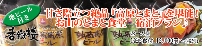お山のとまと食堂プラン